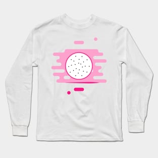 Dragon fruit Pitaya in a splash of juice Long Sleeve T-Shirt